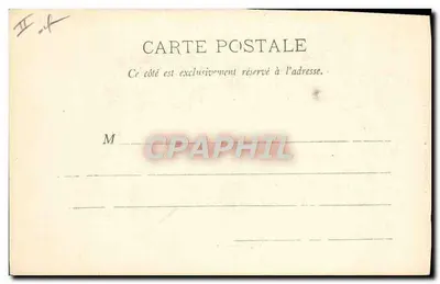 Tarjeta postal antigua Bateau Lavage del puente — Reverso