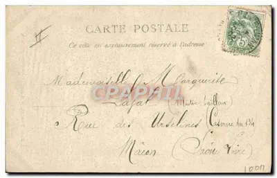 Timoneiros e passarela de um encouraçado — PATRIE — A. Bougault, editor-fotógrafo Toulon-sur-Mer, n°506 — Verso
