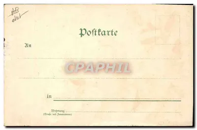 Salut de Leipzig — homme tenant un verre et un livre, entouré d'écussons régionaux — éditeur Bruno Burger & Comp., Leipzig, n°367 — Verso