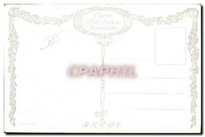 Zwei Mönche in einer Weinkelter — Antike Ansichtskarte 'Wiener Kunstkarte', Serie 905, Nr. 6 — Rückseite