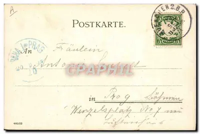 Pension Central — Bavaria — publisher L. MISTER NÜRNBERG LTD, no. 10 — Back
