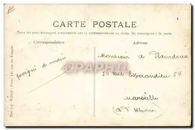 O dirigível 'Le Liberté' — 27 de Agosto de 1909 — edição Locomotion Aérienne — Verso