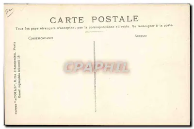 El dirigible "Ville de Paris" — París, Francia — Editor: Tarjeta "d'Toile", 2, rue d'Amsterdam (deposito) 18 — Reverso