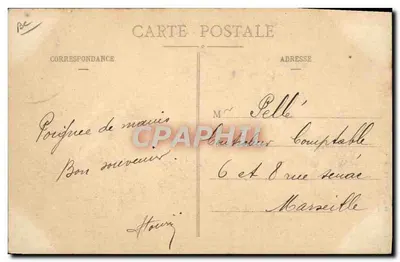 Lunéville — Um dirigível alemão, tipo Zeppelin, aterrissando no campo de manobras — Verso
