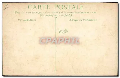 Paris — Dirigeable militar acima da cidade — Editor EVKÉ, n° 3435 — Verso