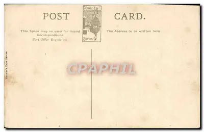 Bilhete postal antigo Penryn Flymouth — Verso