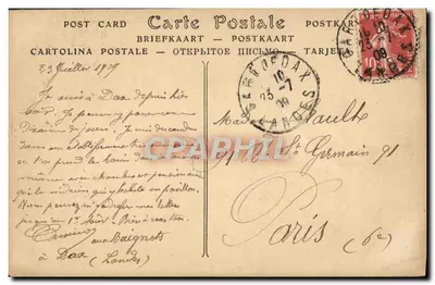DAX — O Casino e o Estabelecimento Termal — ND Phot. — Verso