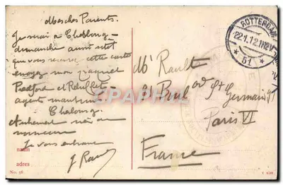 Rotterdam — Heemradssingel — wydawca nieznany, nr 56 — Rewers