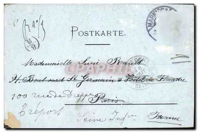 Forsthaus Pflanzschule — (St. Diedler Höhe) — éditeur Kunstanst. D. Cellerius Markirch I. Elv. n° 62 — Verso