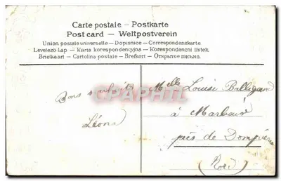 Rosas para Você — Carta postal decorativa — Editor não visível — Verso