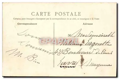 Vitré (Il-et-V.) — Ogólny widok zamek, z południowego zachodu — B.R., Paris, n°54 — Rewers