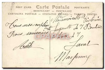 Cherbourg — Publiczny ogród i Fort du Roule — ND Fot. — Rewers