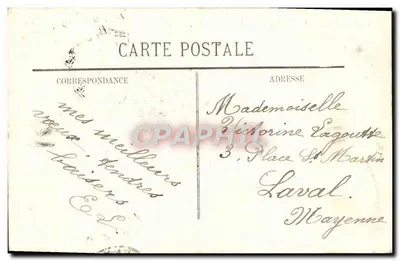 Rond LAVAL (Mayenne) - Entrammes. Klooster van de Trappe. De Kapel. — Achterkant