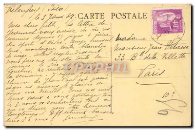Prélenfrey-du-Gua — As 2 Irmãs — editor não identificado — Verso