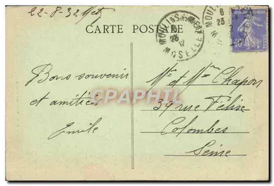 Metz — Katedra i ulica Ambroise Thomas — Wydawnictwo Forissier, N° 16 — Rewers