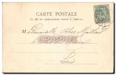 Thouars (Deux-Sèvres) — Ogólny widok z mostu na trasie Parthenay — Jules Robuchon, fot. Poitiers — 190 — Rewers