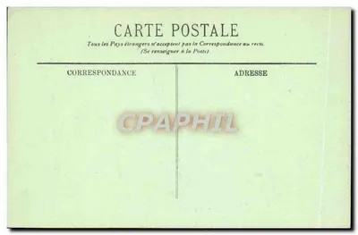 Ponte de proa del "Charlemagne" con su gancio eléctrico — LL. — Reverso