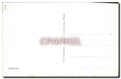 Aeroplano Potez 63 — Collezione Tranchant — editore Potez — Verso