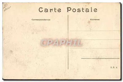 Stara pocztówka Lotnictwo Curtiss — Rewers