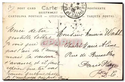 Grote Week van de Luchtvaart van de Champagne — Augustus 1909 — Uitgever ND Pbot, Cliché Neurdein — Achterkant