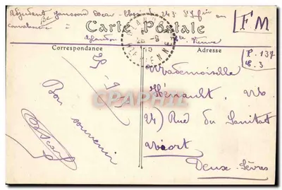 Campagne van 1914-1915 — Vliegtuigescuadrille — ND. Fot. — Achterkant