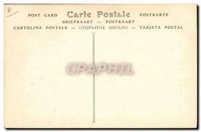 Paulhan voa sobre Châlons-sur-Marne — História da aviação — ND Phot. — Verso