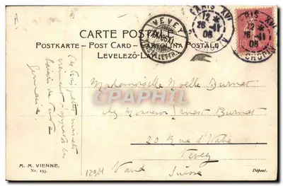 Mulheres e gatos no meio de bambus — M. M. Vienne, n° 193 — Verso