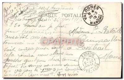 Cherbourg — Katedra Przysięg — Wydawnictwo L. Raits, Nowości i Konfekcje, Cherbourg — Rewers