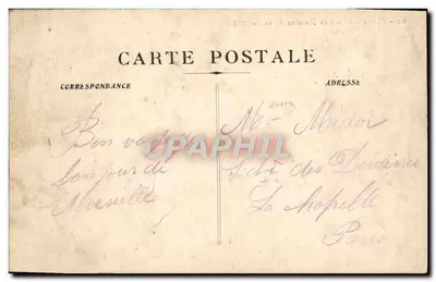 Marseille - De Kades van de Joliette — onbekende uitgever, n° 62 — Achterkant