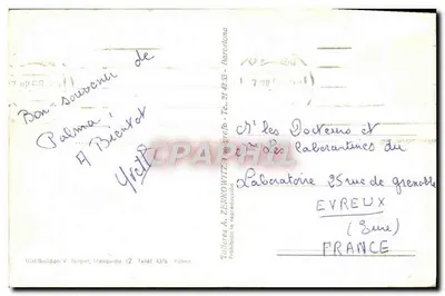 Pollença (Mallorca) — szczegół portu — wydawca Zunwitz, nr 600 — Rewers