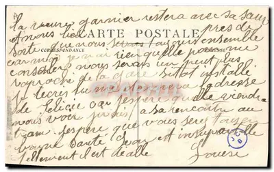 Catástrofe do « Liberté » — 25 de Setembro de 1911 — Edição Esper & Chiarelli - Toulon — Verso