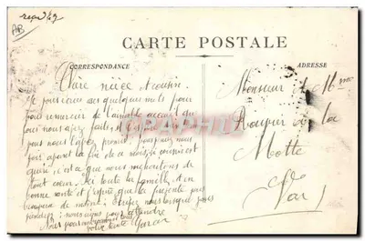 Catástrofe do « Liberté » — Toulon — Editado por Esper e Chiarelli — Verso