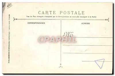 Funerais das vítimas da Explosão do Cuirassé LIBERTE — Arsenal de Terre — Editor M. RICS - Tculon, n°16 — Verso