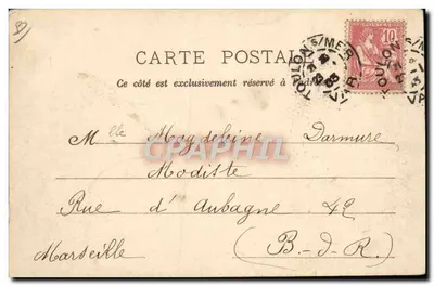 Fundição em Brest — Marinha Francesa — editor Gouinier, n°4086 — Verso