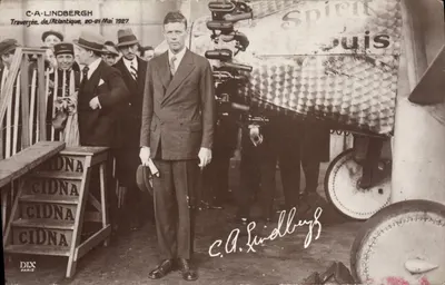 C.-A.-Lindbergh — Traversée de l'Atlantique, 20-21 Mai 1927 — DIX PARIS