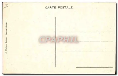 Biplan Voisin — Henry Fournier — A. Mellone, Cambrai (Nord) — Verso