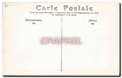 O primeiro voo em avião — 30 de outubro de 1908, o aviador H. Farman viaja do Champ de Chalons a Reims (27 km) em 17 minutos — Café de Latour, Mourmelon-le-Petit — Verso