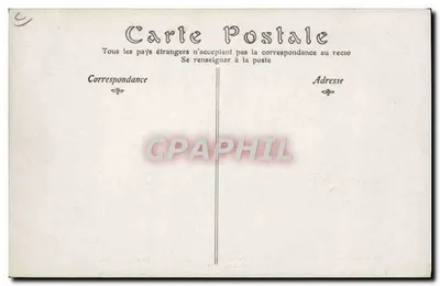 O primeiro voo em avião — H. Farman no Moulin de Mourmelon — Café de Latour — Verso
