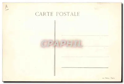 Flugzeug Caudron Type G-4 « Reconnaissance » — Verlag Le Déley, Paris — Rückseite