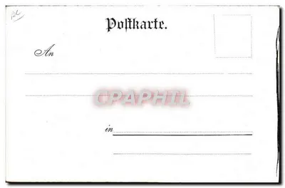 Cartão postal caricatura — 'Gruß aus Bozner Zeitung' — editor Bozner Zeitung — Verso