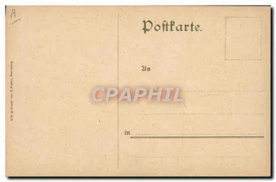Punição de um cavaleiro da morte — cena histórica — editor Luth & Druck von E. Hahler, Nuremberg — Verso