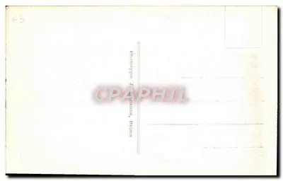 Clermont-Ferrand — Notre-Dame-du-Port — Vue générale — Cliché H. Leflière Coton — Verso