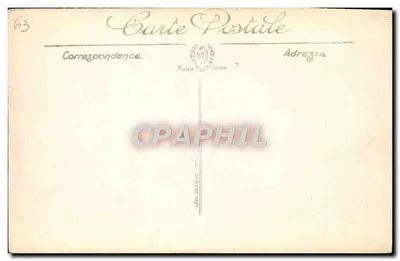 Châtel-Guyon — Panorama z Hôtel Continental — Selecta — Rewers