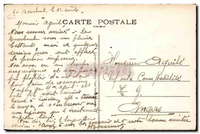 La Bourboule — Ogólny widok — G. D'O. - 1381 — Rewers