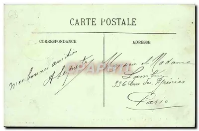 Le Mont-Dore — Vista geral e o Capucin — Edit. Mazen-Augeyre n°208 — Verso