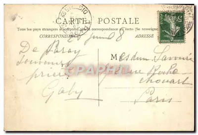 Paray-le-Monial — A Basílica (Abside) — Nouvelles Galeries — Verso