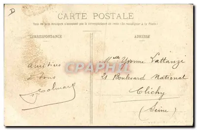 L'Aéroplane "Farman" au Camp de Châlons — Vue de l'Avant — Librairie Militaire Guérin, Mourmelon — Rewers