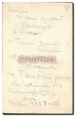 Aviator DELMOTTE — Chefe piloto na Fábrica de Aviões CAUDRON — Festa de Aviação CÉRENCESES 20 de Maio de 1928 — Verso