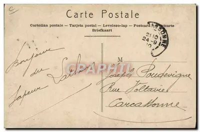 Hubert Latham — retrato — H. Mamy, Paris, n° 098 — Verso
