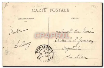 Camp de Châlons — Um Canto de Acampamento (Passagem de um Avião) — Editor não identificado, n° 93 — Verso